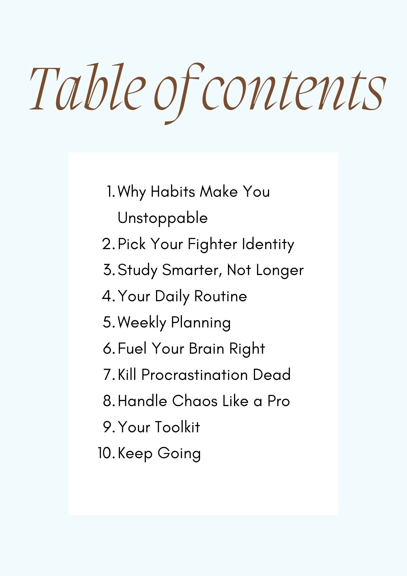 Your Guide To Daily Habits