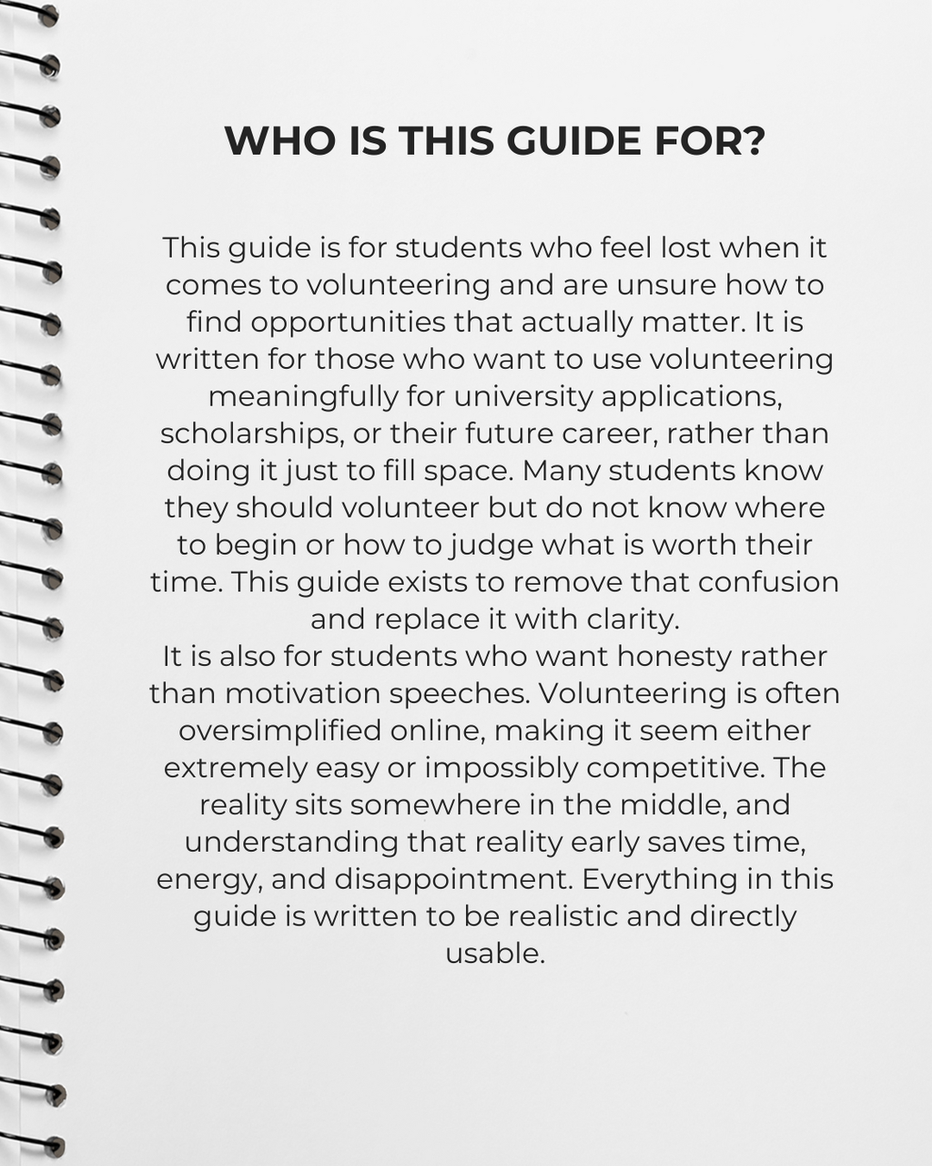 Volunteering Masterguide